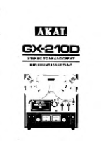 Akai GX-210-D-Owners-Manual 